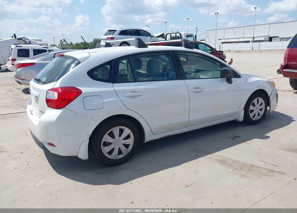 2012 SUBARU IMPREZA VIN: JF1GPAA68CH238418