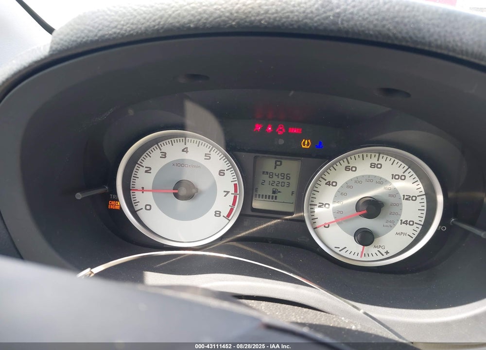 2012 SUBARU IMPREZA VIN: JF1GPAA68CH238418