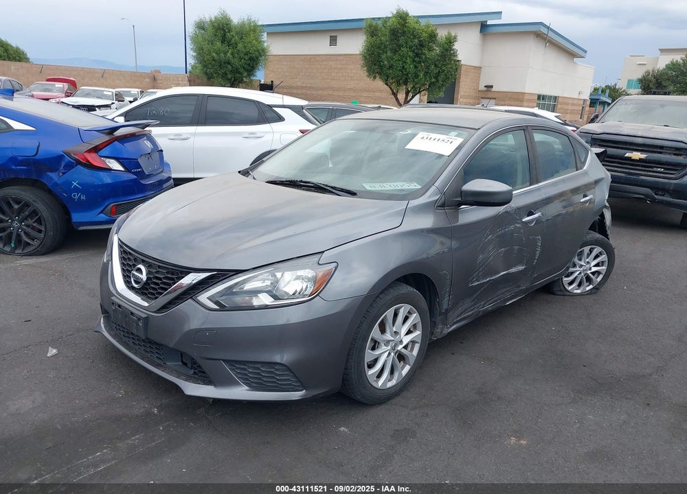 2019 NISSAN SENTRA SV VIN: 3N1AB7AP0KL606734