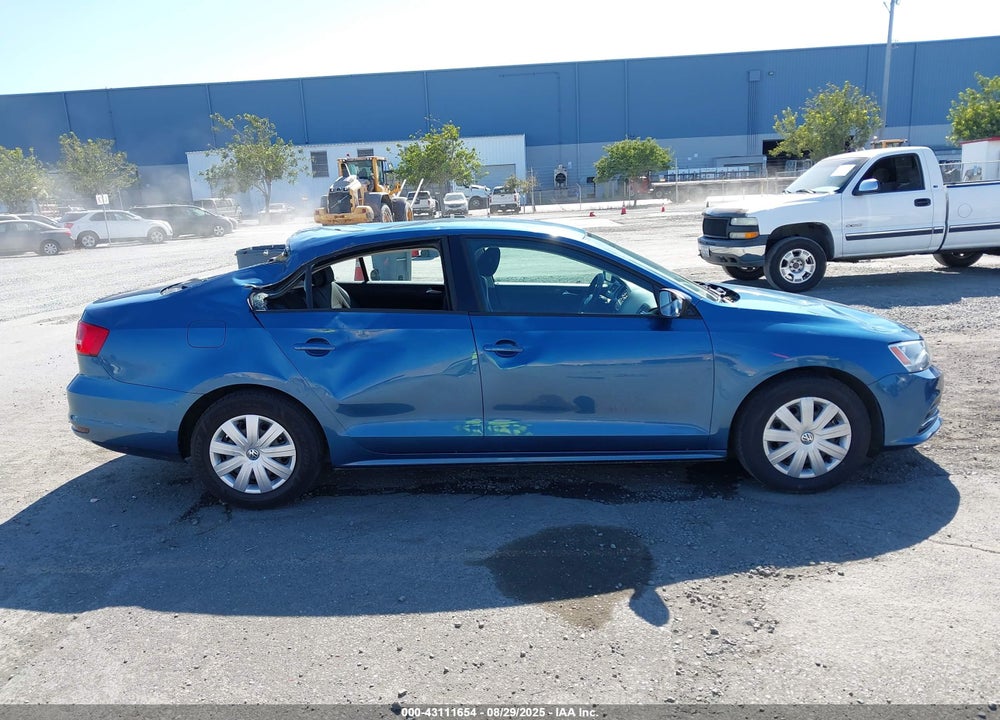 2015 VOLKSWAGEN JETTA 2.0L S VIN: 3VW2K7AJXFM309366