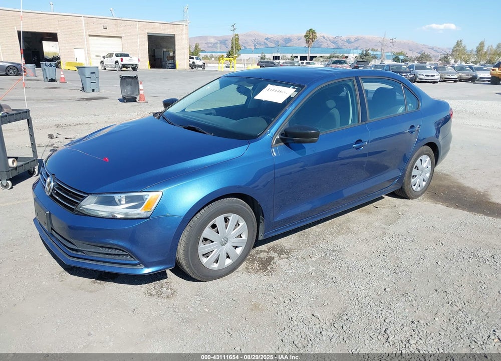 2015 VOLKSWAGEN JETTA 2.0L S VIN: 3VW2K7AJXFM309366