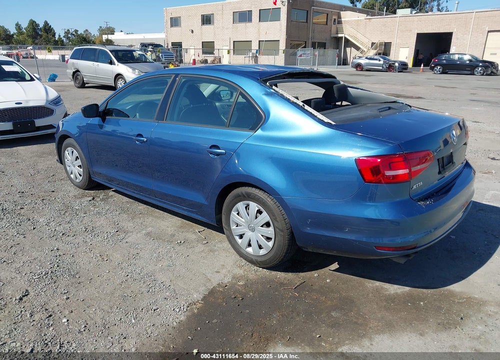 2015 VOLKSWAGEN JETTA 2.0L S VIN: 3VW2K7AJXFM309366