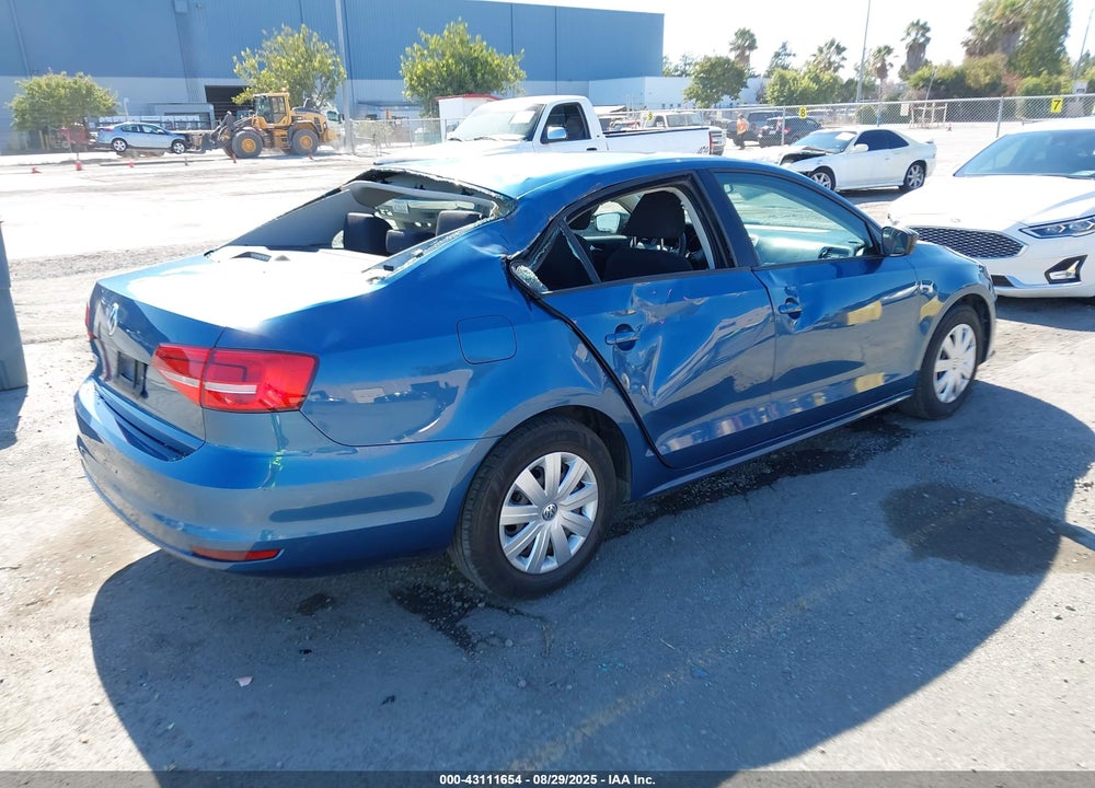 2015 VOLKSWAGEN JETTA 2.0L S VIN: 3VW2K7AJXFM309366