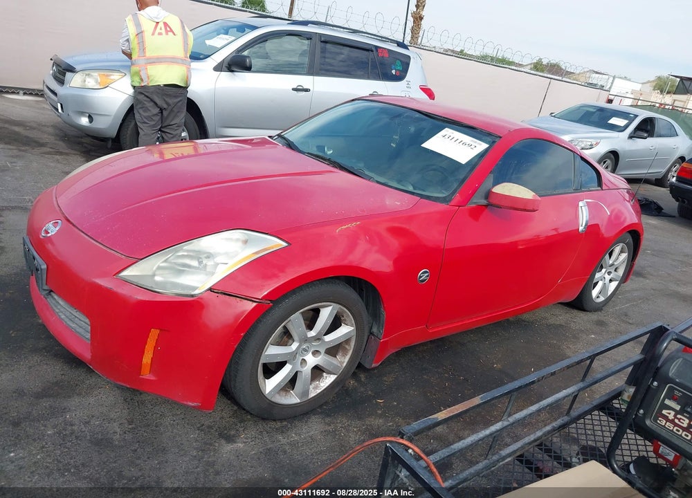 2003 NISSAN 350Z TOURING VIN: JN1AZ34D83T116108