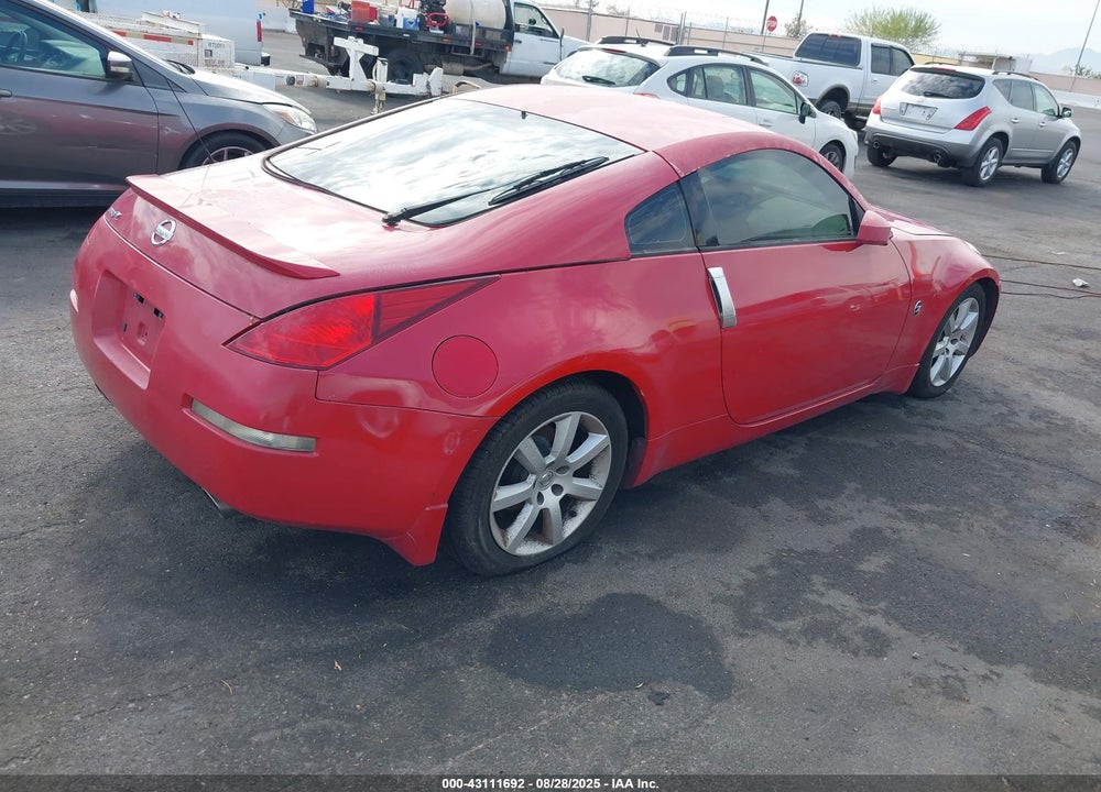 2003 NISSAN 350Z TOURING VIN: JN1AZ34D83T116108