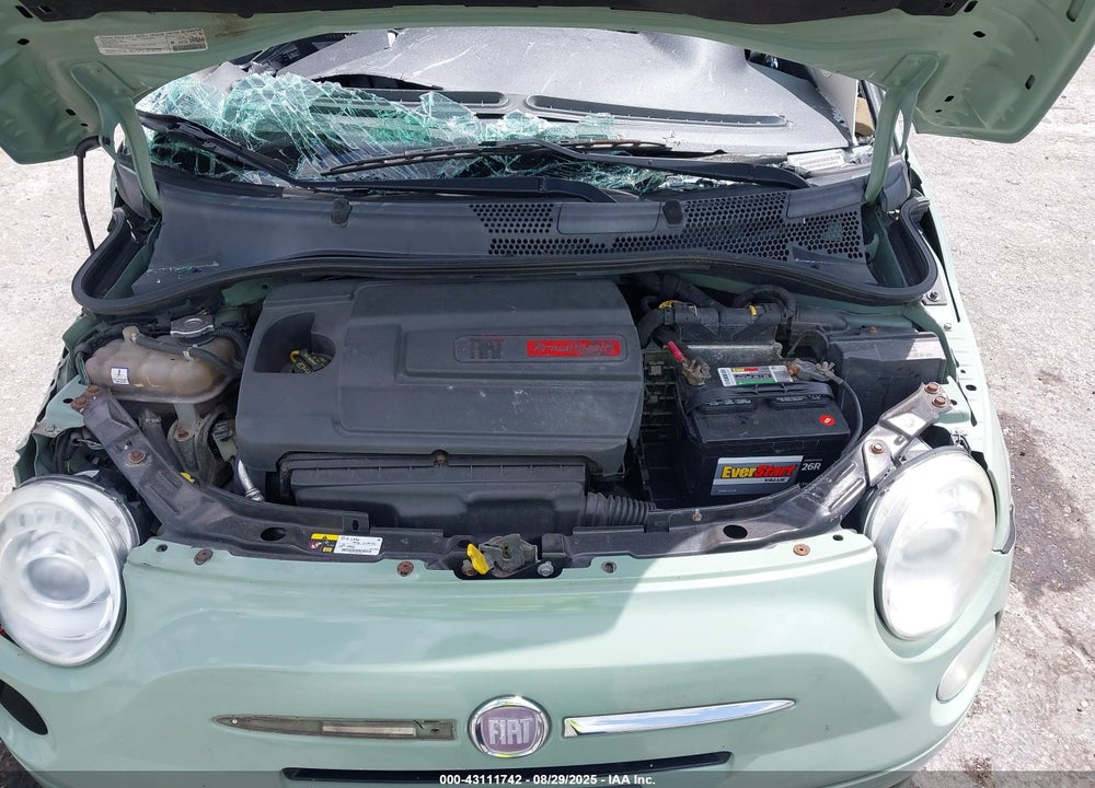 2013 FIAT 500 VIN: 3C3CFFAR1DT534312