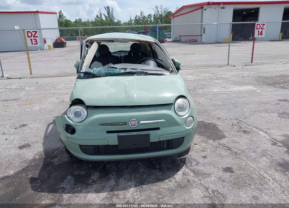 2013 FIAT 500 VIN: 3C3CFFAR1DT534312