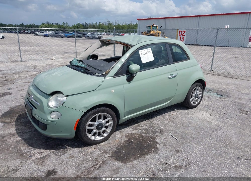 2013 FIAT 500 VIN: 3C3CFFAR1DT534312
