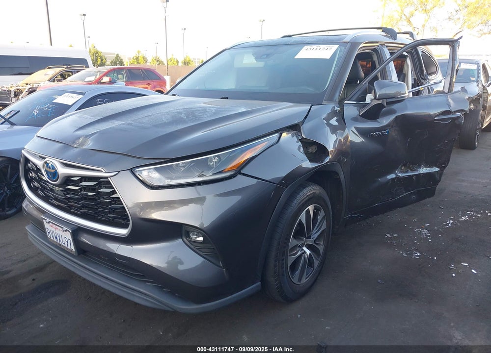 2021 TOYOTA HIGHLANDER HYBRID XLE VIN: 5TDGARAH6MS008658