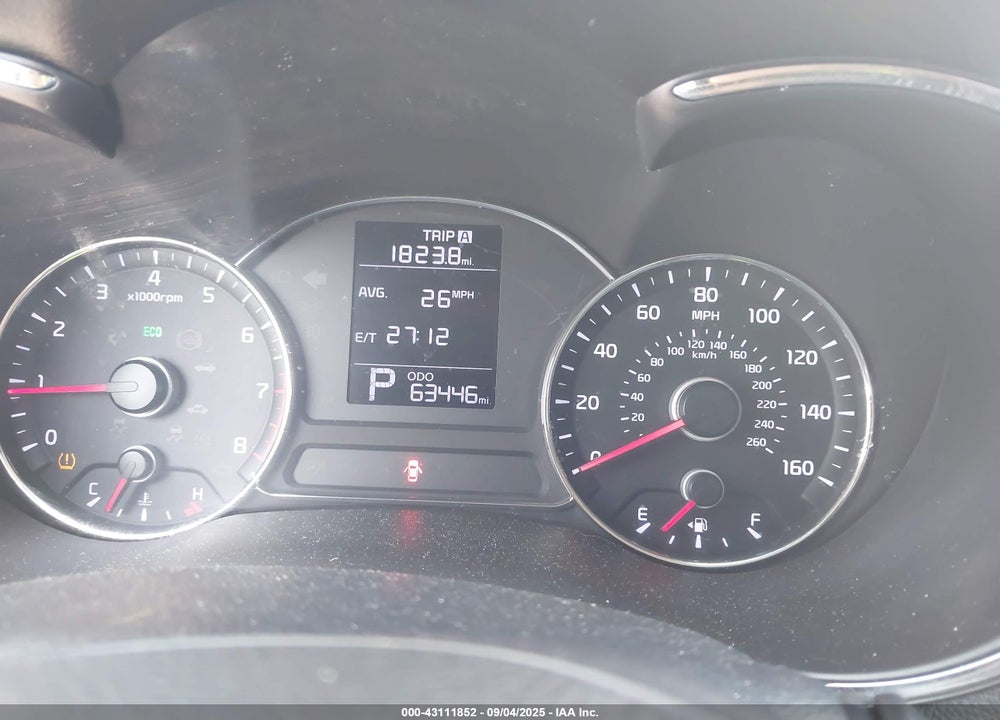 2015 KIA FORTE VIN: KNAFK4A64F5333874