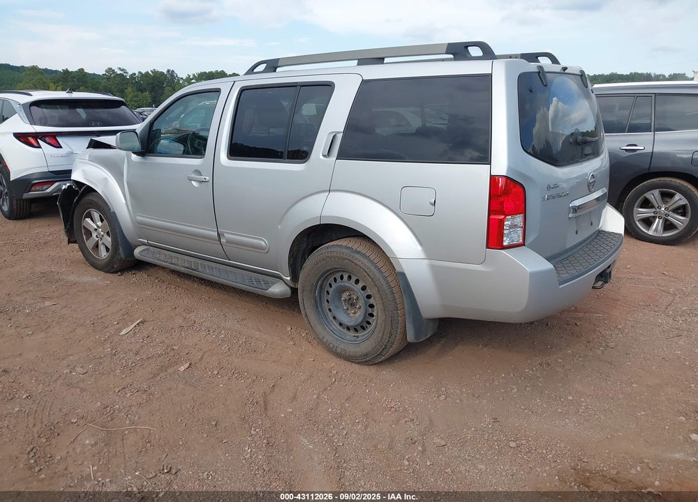 2012 NISSAN PATHFINDER VIN: 5N1AR1NN7CC626728