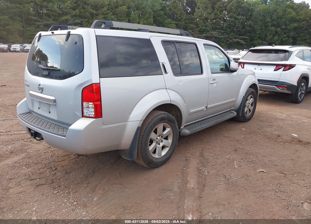 2012 NISSAN PATHFINDER VIN: 5N1AR1NN7CC626728