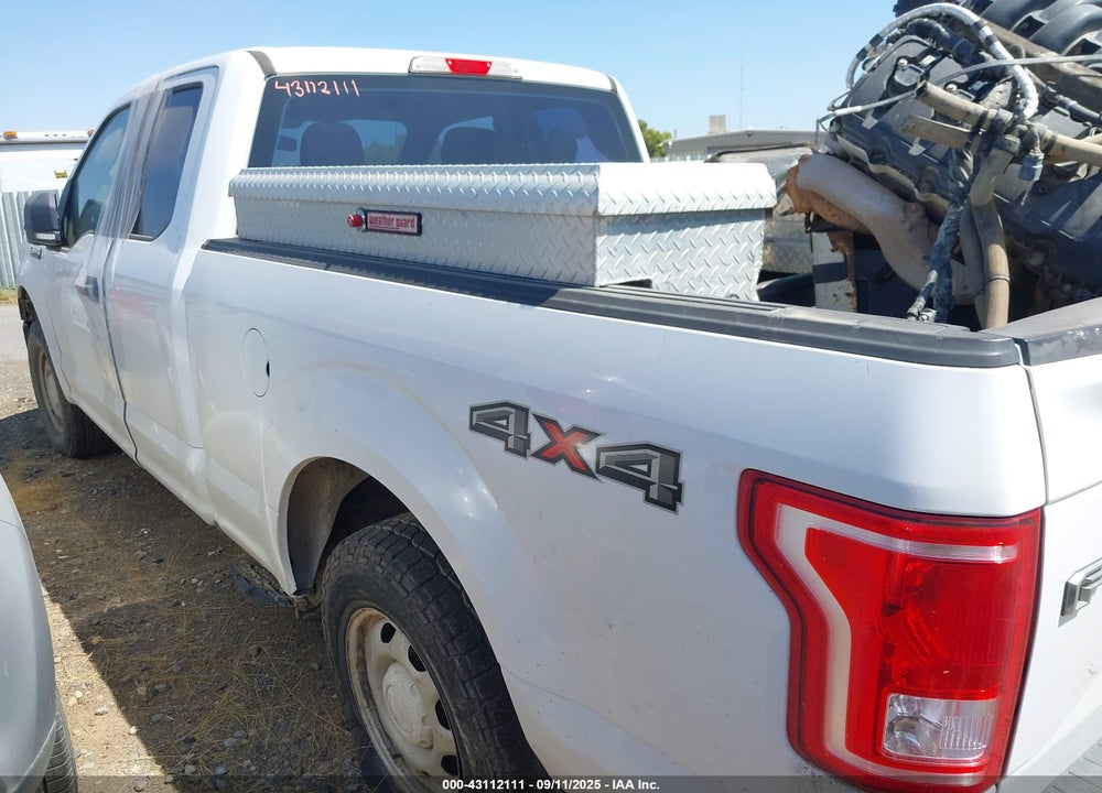 2016 FORD F-150 VIN: 1FTFX1EF7GFB30809