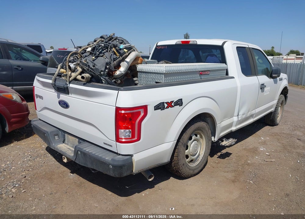 2016 FORD F-150 VIN: 1FTFX1EF7GFB30809