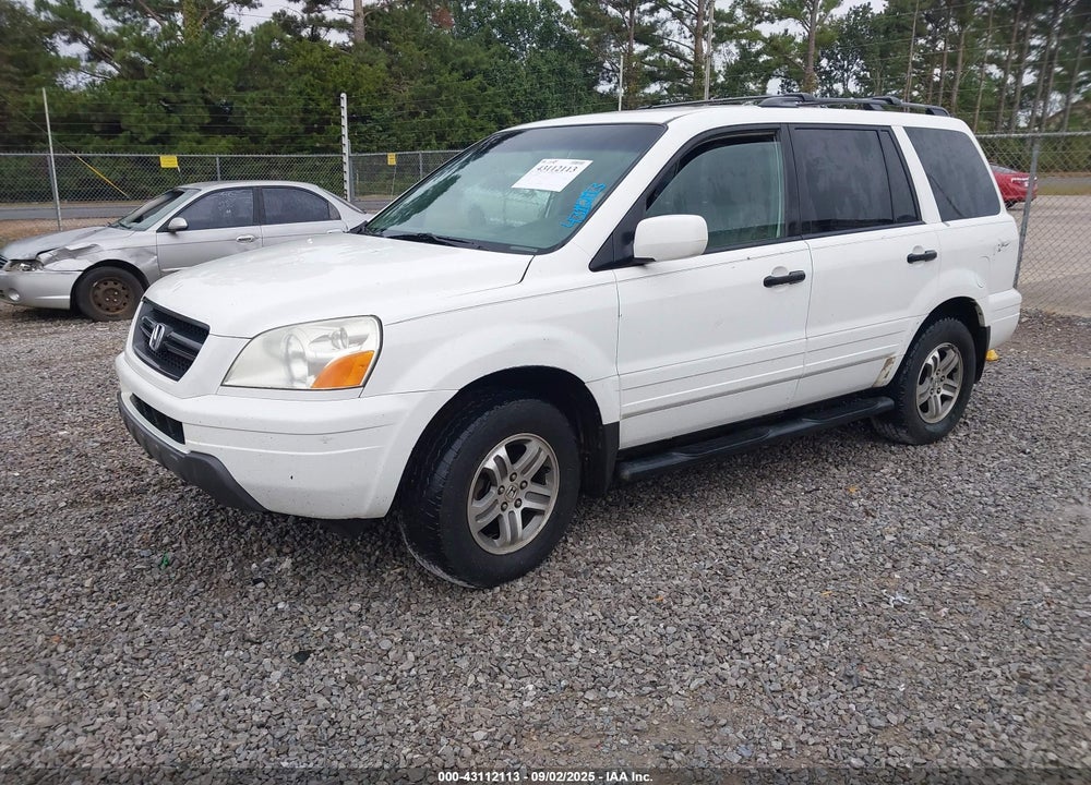 2004 HONDA PILOT EX-L VIN: 5FNYF18684B010153
