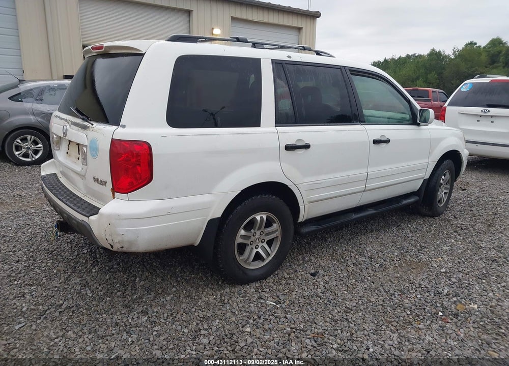 2004 HONDA PILOT EX-L VIN: 5FNYF18684B010153