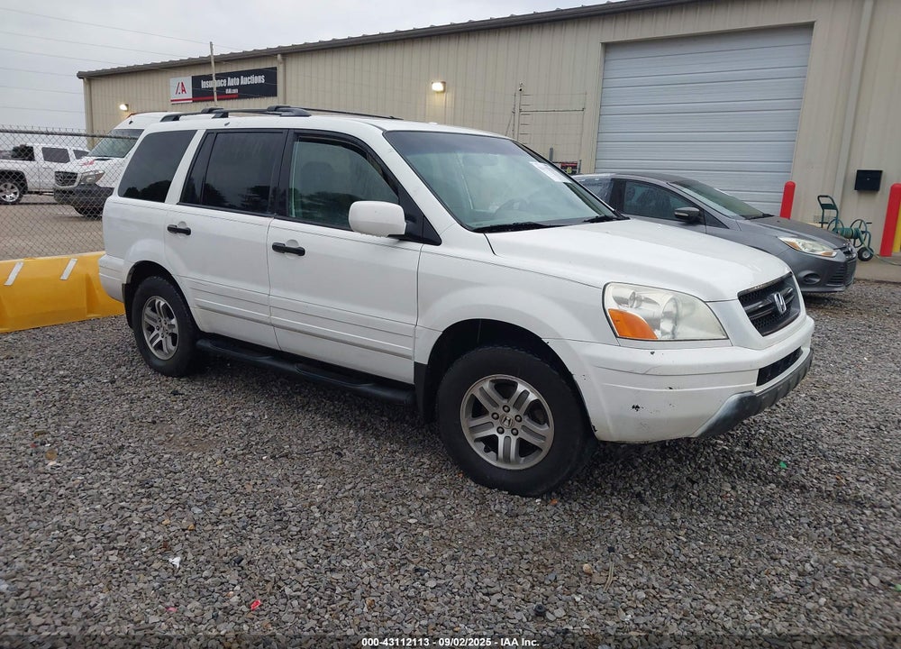 2004 HONDA PILOT EX-L VIN: 5FNYF18684B010153