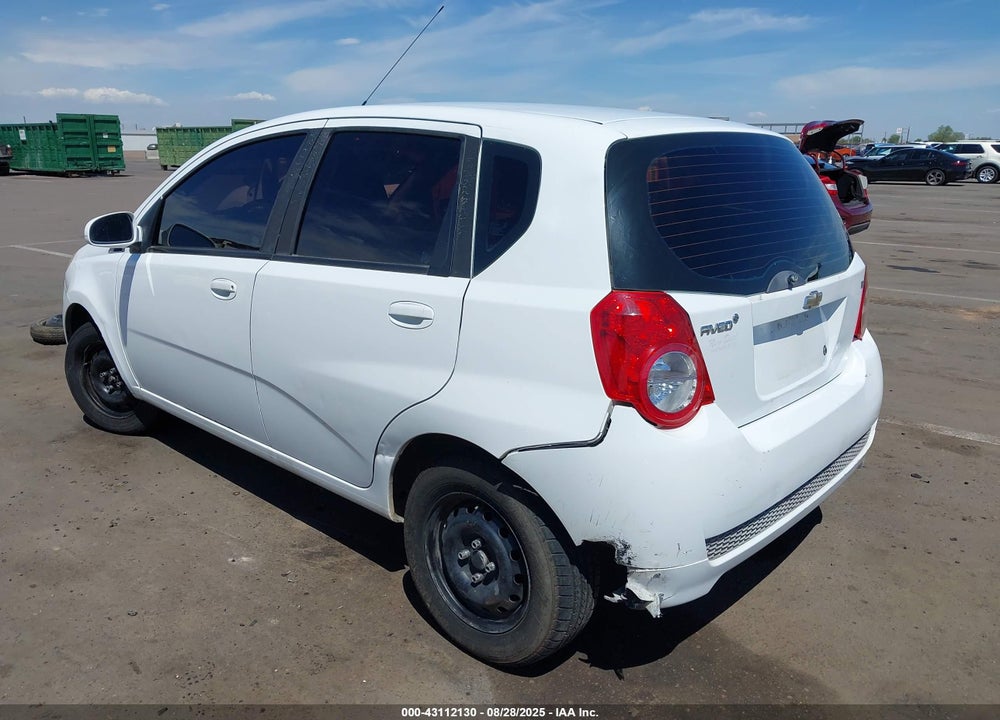 2011 CHEVROLET AVEO VIN: KL1TD6DEXBB153428