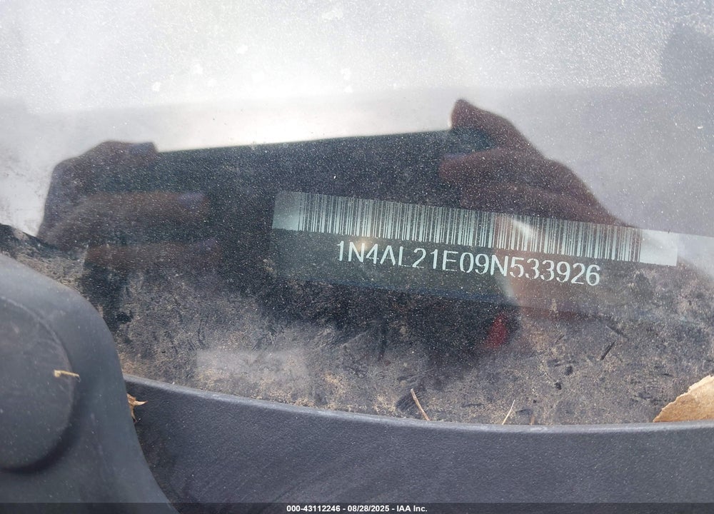 2009 NISSAN ALTIMA VIN: 1N4AL21E09N533926