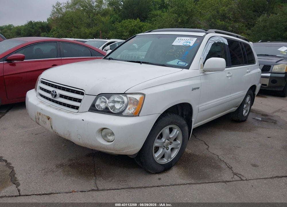 2002 TOYOTA HIGHLANDER LIMITED V6 VIN: JTEGF21A220033760