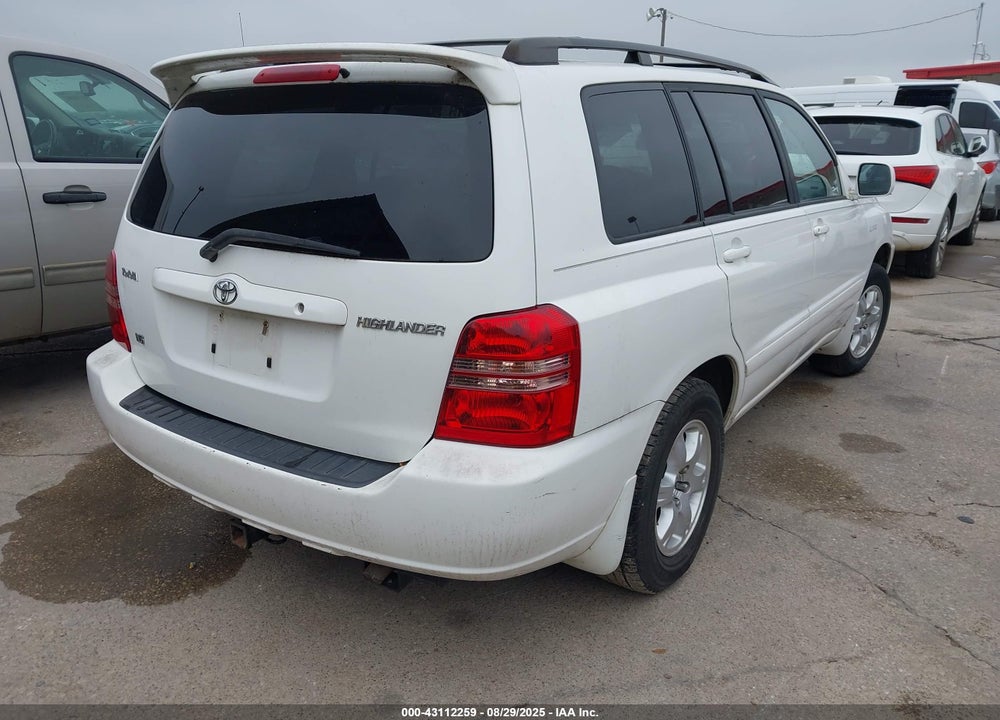 2002 TOYOTA HIGHLANDER LIMITED V6 VIN: JTEGF21A220033760