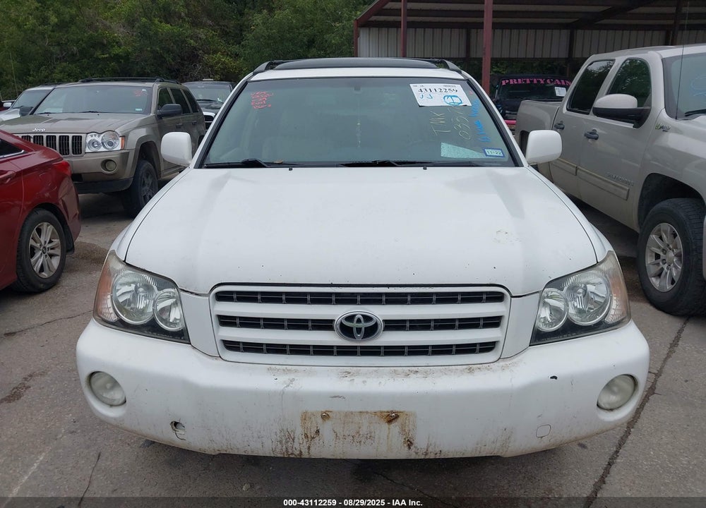 2002 TOYOTA HIGHLANDER LIMITED V6 VIN: JTEGF21A220033760
