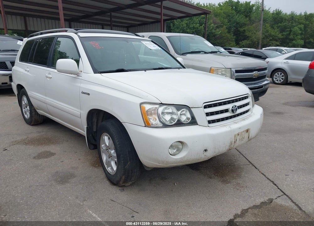 2002 TOYOTA HIGHLANDER LIMITED V6 VIN: JTEGF21A220033760