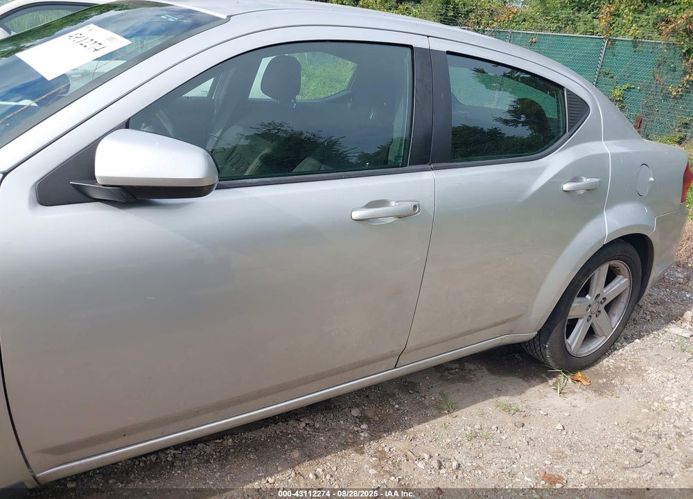 2012 DODGE AVENGER VIN: 1C3CDZCB3CN161778