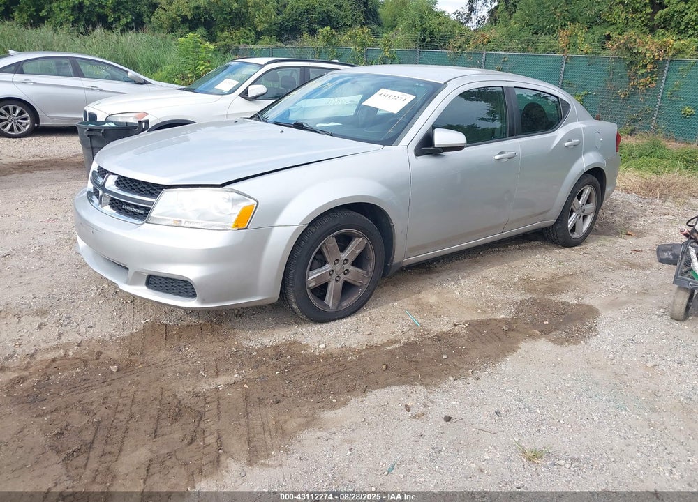 2012 DODGE AVENGER VIN: 1C3CDZCB3CN161778