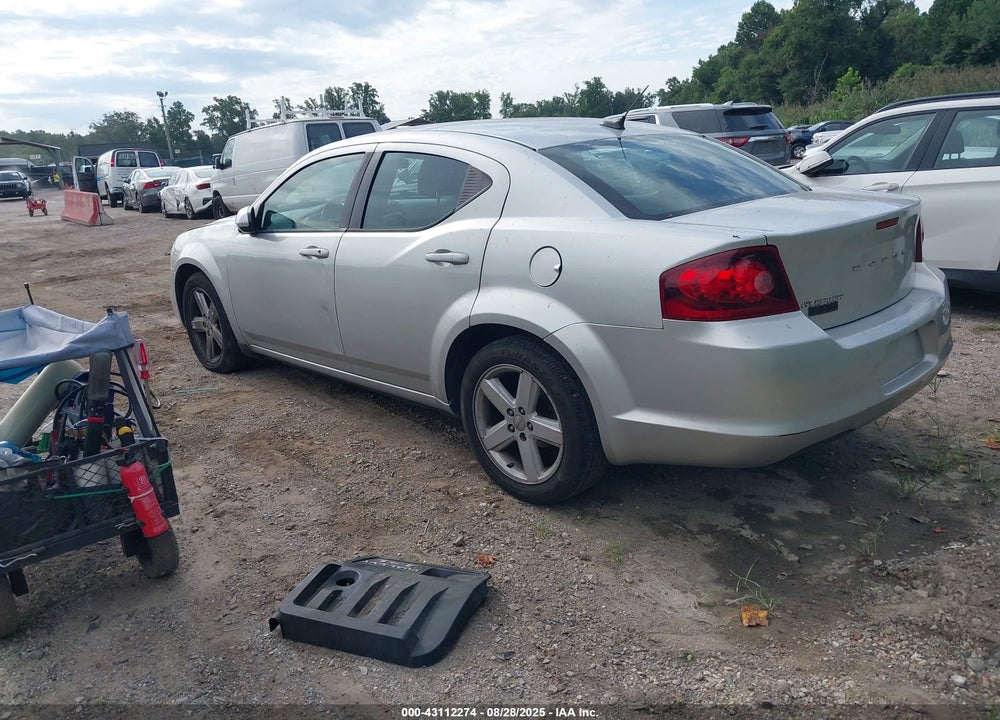 2012 DODGE AVENGER VIN: 1C3CDZCB3CN161778