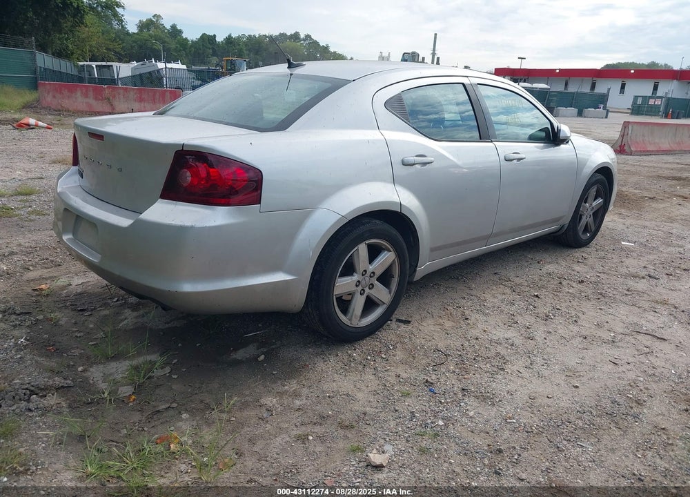 2012 DODGE AVENGER VIN: 1C3CDZCB3CN161778