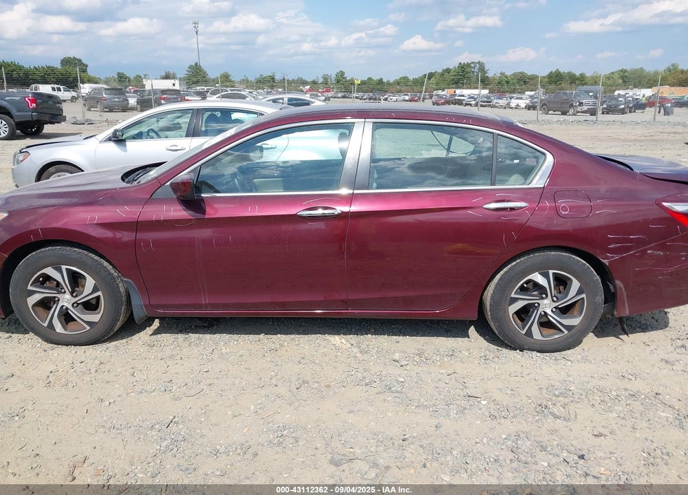 2016 HONDA ACCORD VIN: 1HGCR2F31GA105135