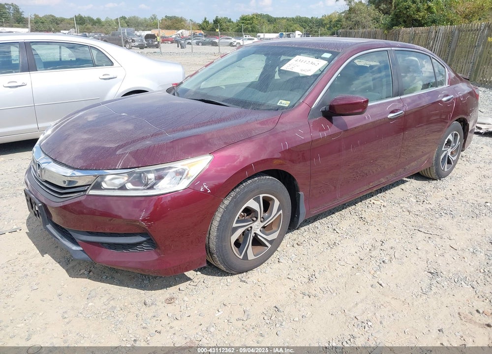 2016 HONDA ACCORD VIN: 1HGCR2F31GA105135