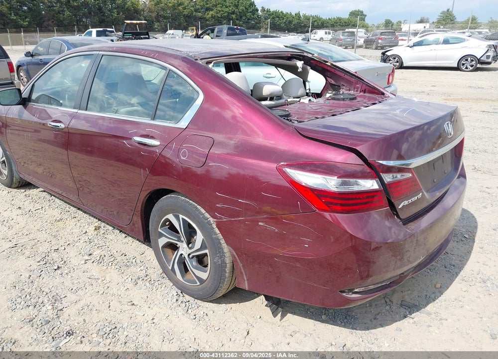 2016 HONDA ACCORD VIN: 1HGCR2F31GA105135