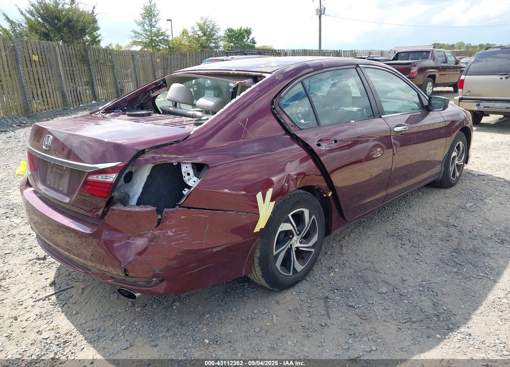 2016 HONDA ACCORD VIN: 1HGCR2F31GA105135
