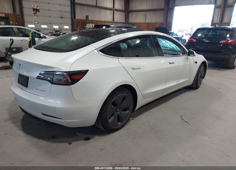 2020 TESLA MODEL 3 LONG RANGE DUAL MOTOR ALL-WHEEL DRIVE VIN: 5YJ3E1EB3LF619437