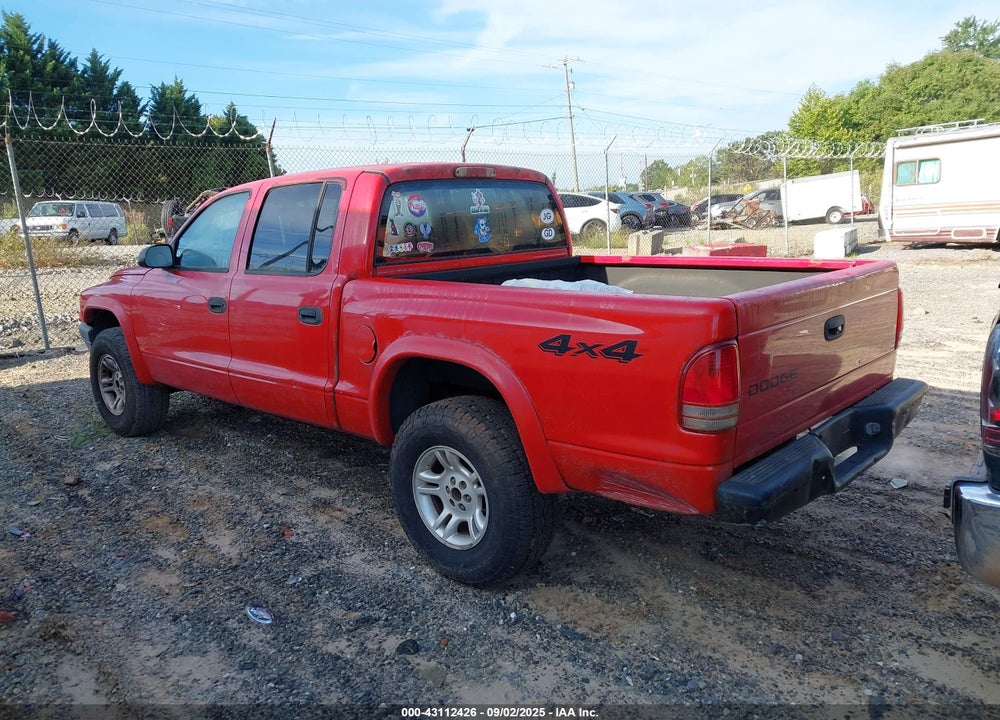 2004 DODGE DAKOTA SPORT/SXT VIN: 1D7HG38N64S770798