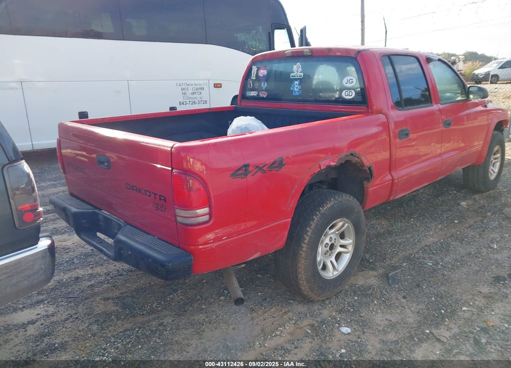 2004 DODGE DAKOTA SPORT/SXT VIN: 1D7HG38N64S770798