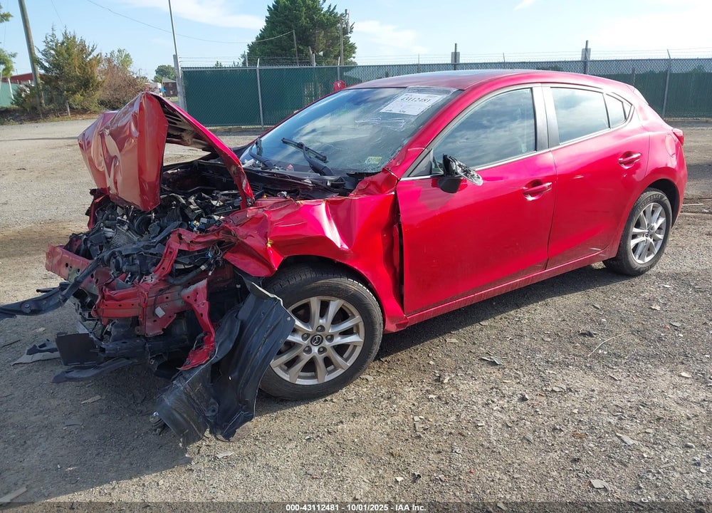 2016 MAZDA 3 I TOURING VIN: JM1BM1L73G1327346