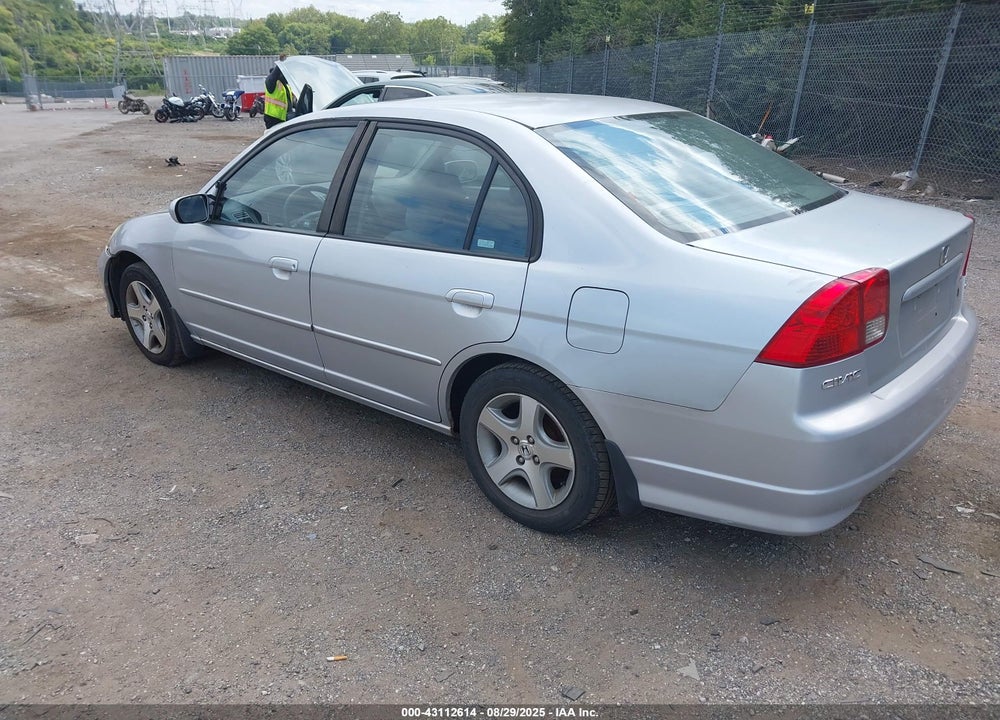 2004 HONDA CIVIC EX VIN: 2HGES26884H541275