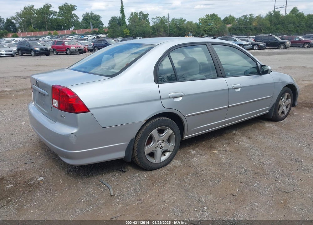 2004 HONDA CIVIC EX VIN: 2HGES26884H541275