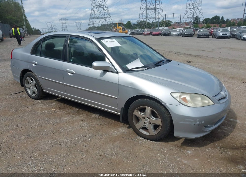 2004 HONDA CIVIC EX VIN: 2HGES26884H541275