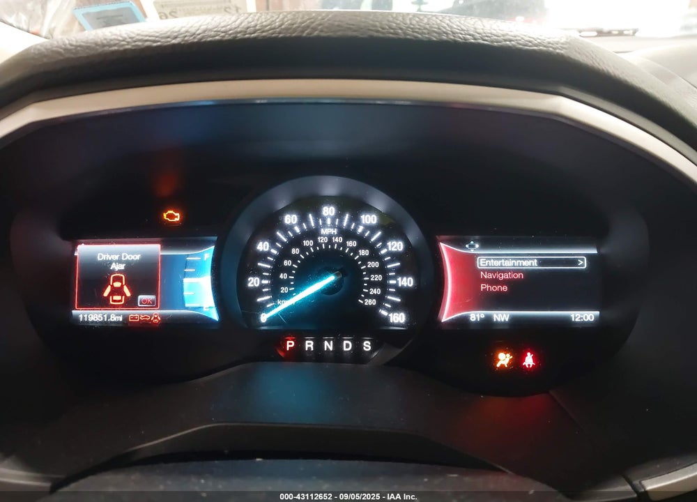 2017 FORD EDGE VIN: 2FMPK4J82HBC40127