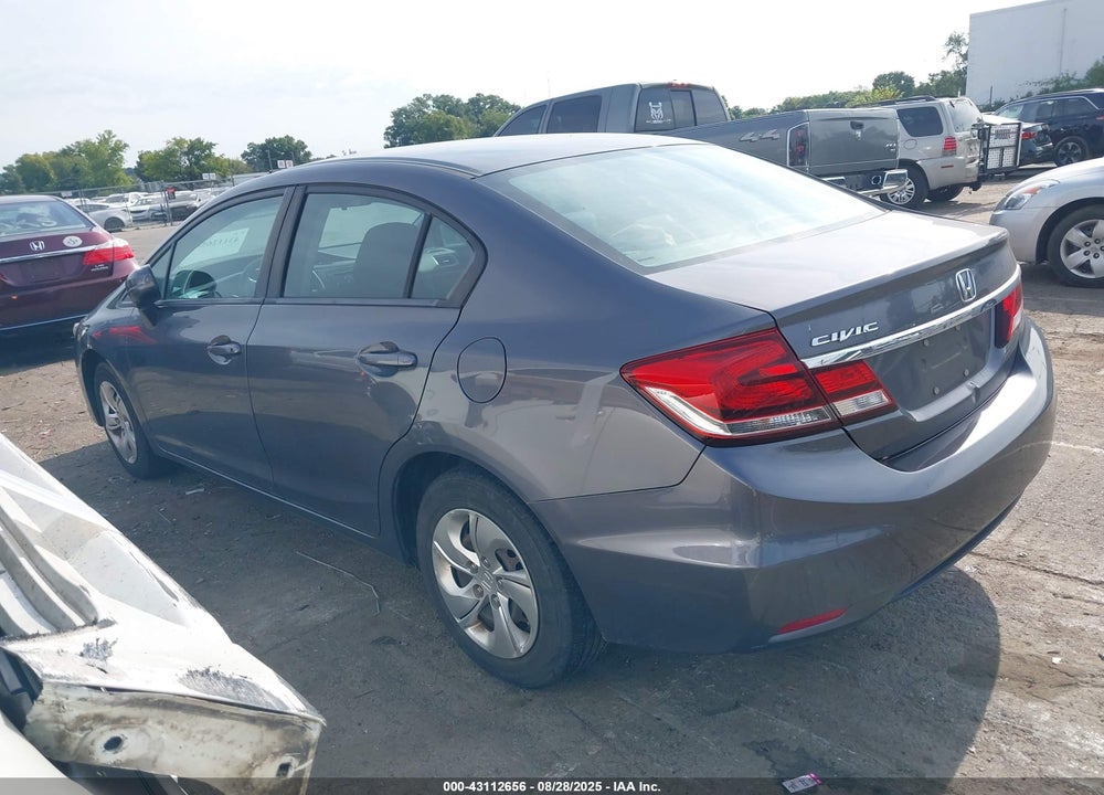 2014 HONDA CIVIC VIN: 2HGFB2F51EH542893