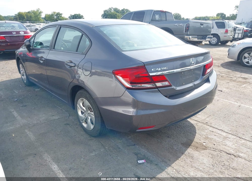 2014 HONDA CIVIC VIN: 2HGFB2F51EH542893