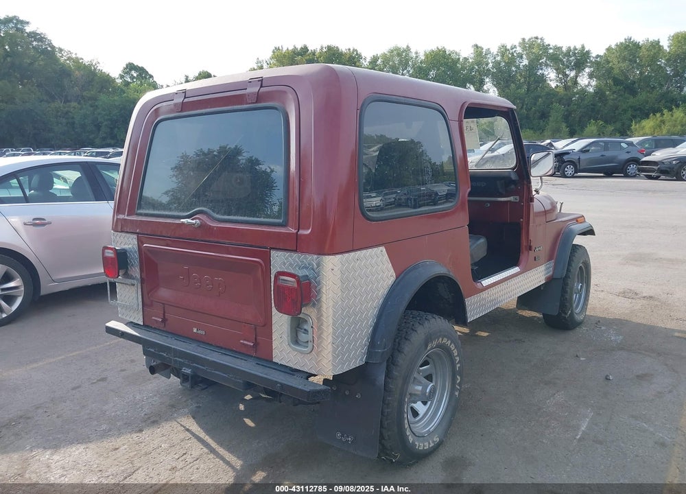 1985 JEEP JEEP VIN: 1JCCE87A7FT121349