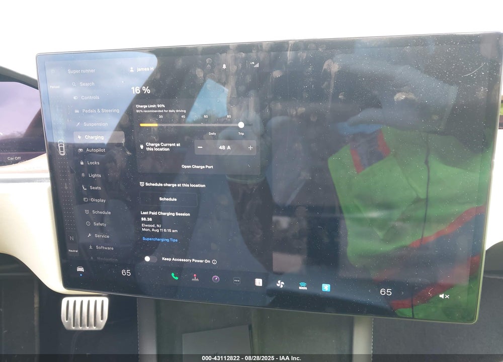 2022 TESLA MODEL S VIN: 5YJSA1E53NF490748