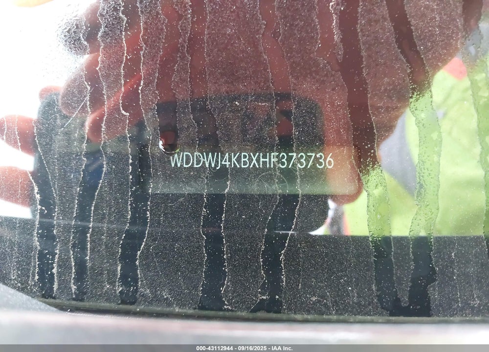 2017 MERCEDES-BENZ C 300 VIN: WDDWJ4KBXHF373736