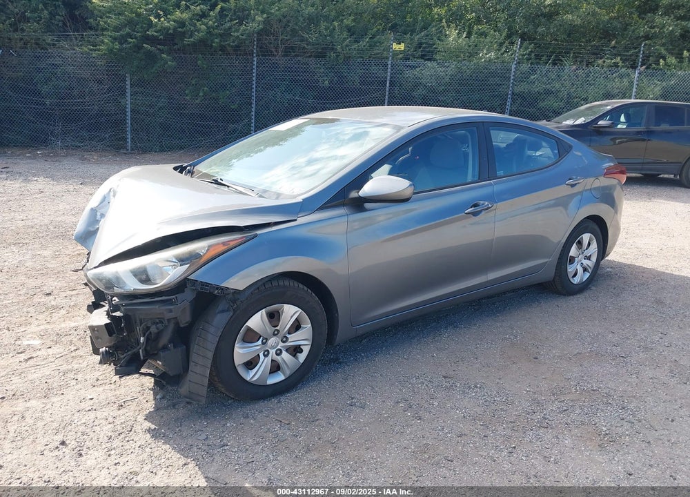 2016 HYUNDAI ELANTRA VIN: KMHDH4AE4GU619713