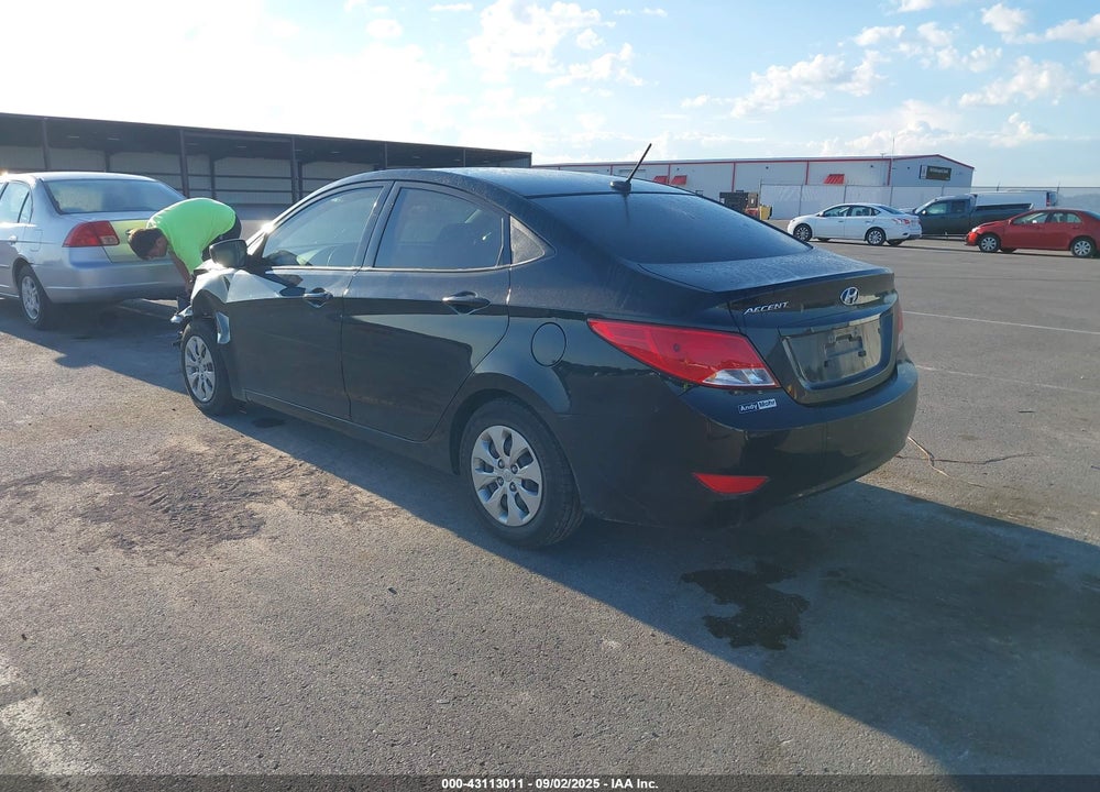 2016 HYUNDAI ACCENT VIN: KMHCT4AE3GU137292